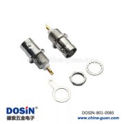 801-0085 BNC端子直式鋅合金50歐姆母頭射頻同軸連接器