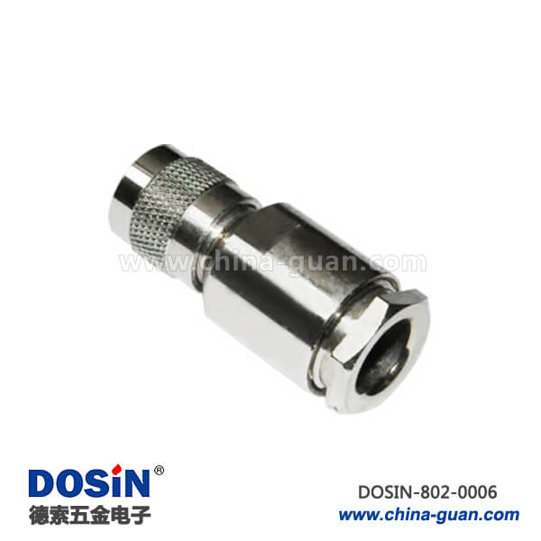 tnc連接頭直式公頭螺母鎖緊連接式RF射頻同軸連接器 tnc連接頭直式公頭螺母鎖緊連接式RF射頻同軸連接器