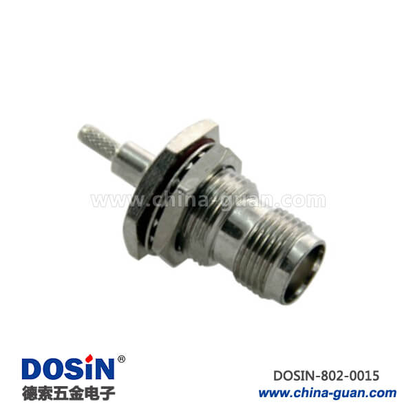 專業射頻同軸連接器防水直式穿墻式母頭壓接同軸tnc線纜RG58_RG59_RG6_RG174 專業射頻同軸連接器防水直式穿墻式母頭壓接同軸tnc線纜RG58_RG59_RG6_RG174