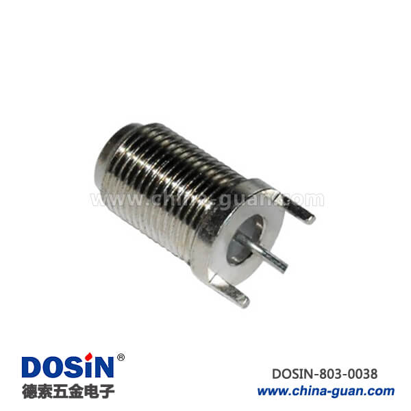 803-0038 連接器母座F頭2腳直式母頭 RF射頻同軸