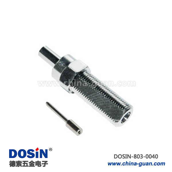 803-0040 母插頭F頭 直式母頭 RF射頻同軸連接器接線