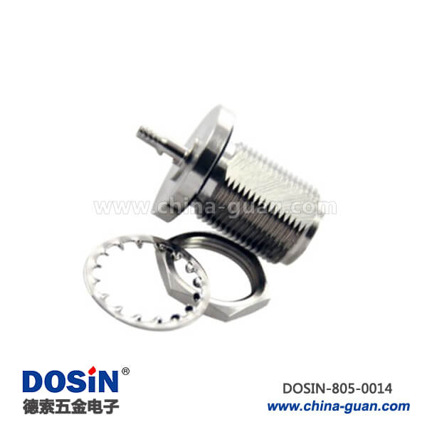 n型射頻同軸連接器母頭直式穿墻線纜RG174_RG316 n型射頻同軸連接器母頭直式穿墻線纜RG174_RG316