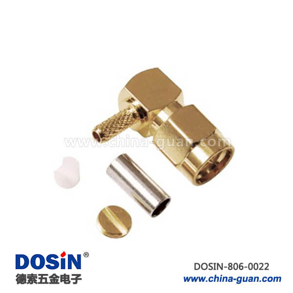 sma-垂直公頭連接器壓接式公頭同軸線纜 sma-垂直公頭連接器壓接式公頭同軸線纜