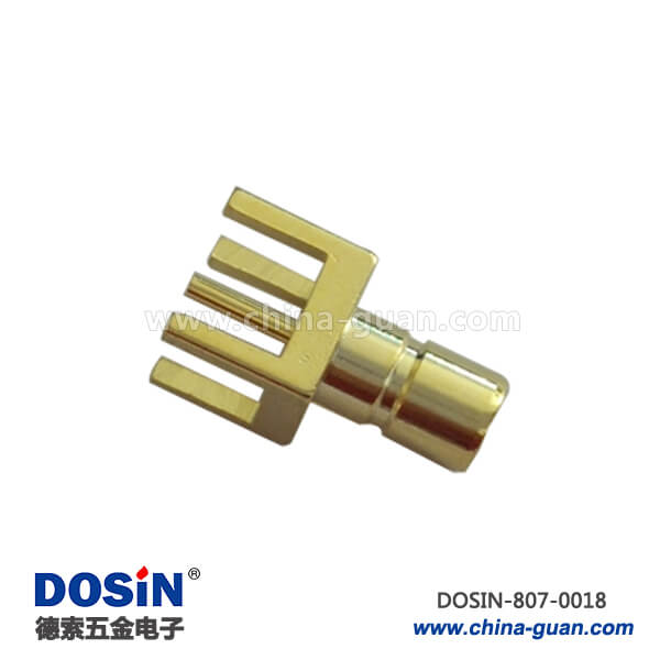 smb 連接器射頻同軸直式母頭4腳PCB板端插座 smb 連接器射頻同軸直式母頭4腳PCB板端插座