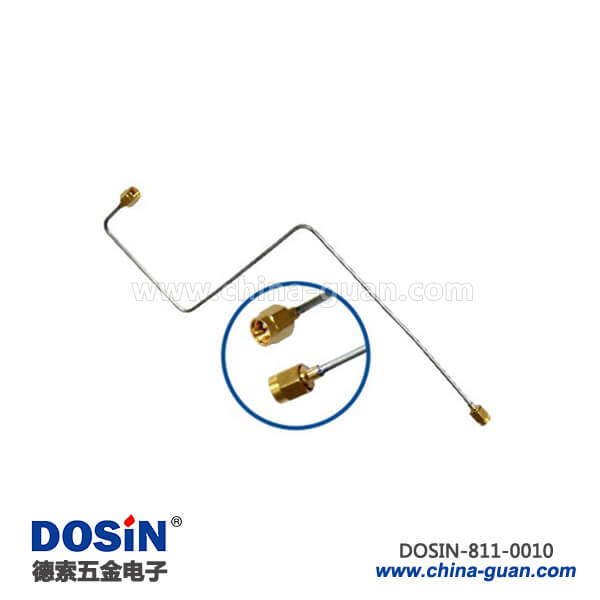811-0010 sma公頭semi-rigid射頻同軸線纜接sma公頭配件