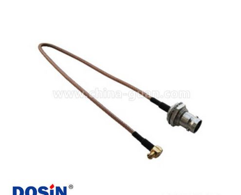 bnc彎母頭穿墻rg316射頻同軸線材接mcx