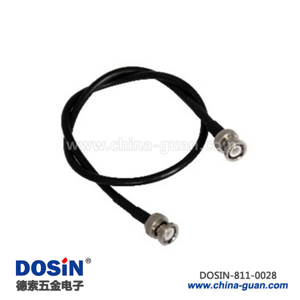 811-0028 bnc直公頭射頻同軸線材接bnc直公頭