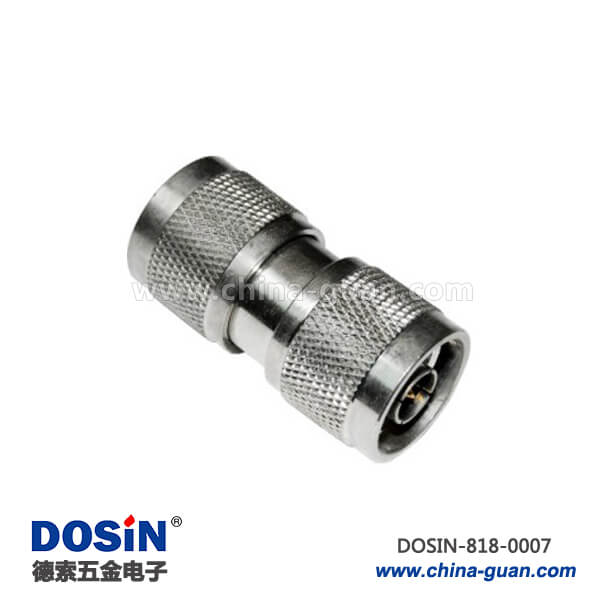 818-0007 rf連接頭直式連接器N頭公頭轉N公頭