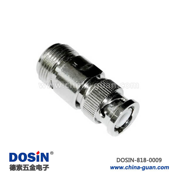 818-0009 連接器bnc直式公頭轉N型連接器母頭