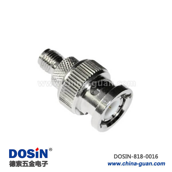 818-0016 bnc 連接器公頭轉(zhuǎn)SMA母頭直通式連接器