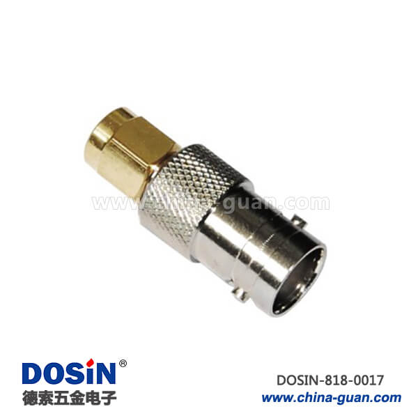 818-0017 sma射頻頭公頭轉(zhuǎn)BNC母頭同軸連接器