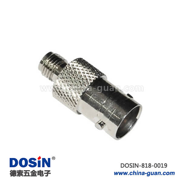 818-0019 視頻接頭BNC母頭轉SMA母頭直式連接器