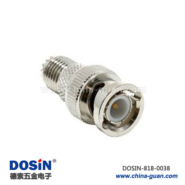 818-0038 bnc 公頭直式轉接頭轉微型UHF母頭