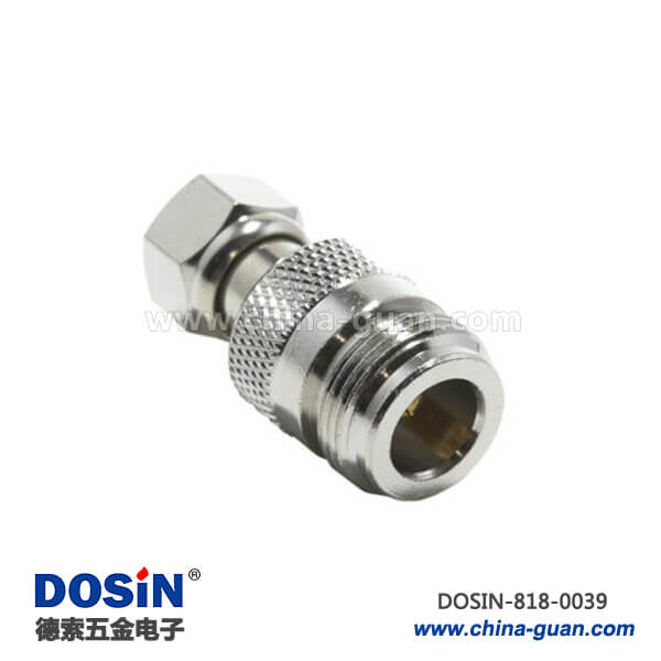 818-0039 n頭連接器RF射頻同軸公頭轉(zhuǎn)F頭公頭