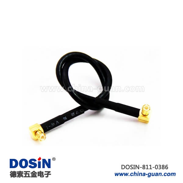 811-0386 mcx射頻同軸線公頭接MCX公頭