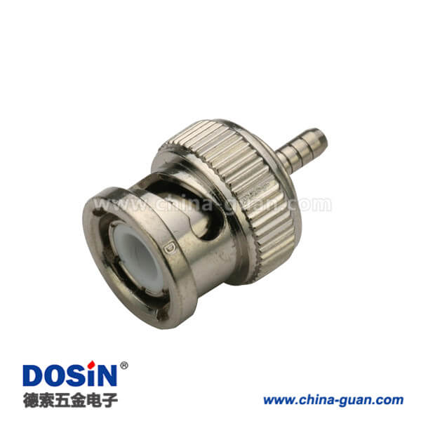DOSIN-801-1002 bnc公頭焊線式 直式射頻同軸電纜連接器