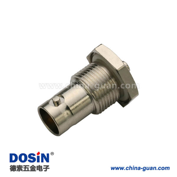 DOSIN-801-1016 BNC母頭防水直式射頻線纜同軸連接器
