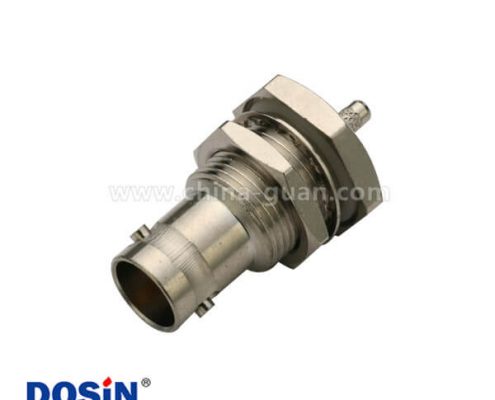 BNC穿墻母頭直式射頻同軸線纜連接器