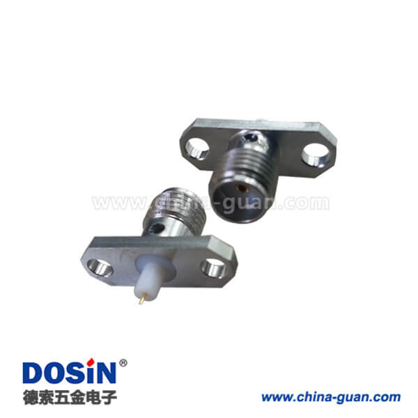 DOSIN-806-1027 sma直式法蘭盤射頻同軸連接器有線電視頭母頭