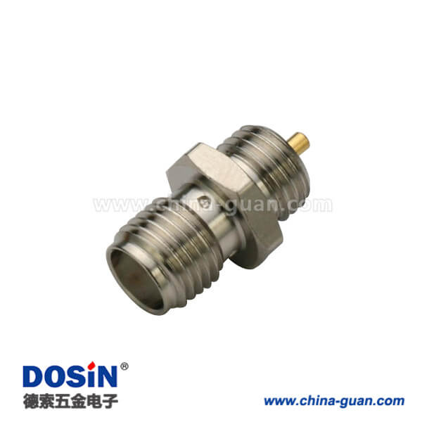 DOSIN-806-1052 sma射頻同軸穿墻直式母連接器有線電視線連接頭