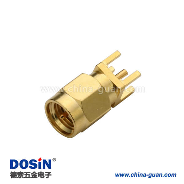 DOSIN-806-1066 SMA連接器直式接PCB板穿孔公頭座子