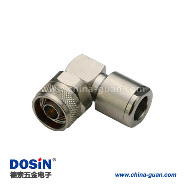 DOSIN-805-1021 N型優質連接器彎式螺母鎖緊式線纜LMR400,213,214