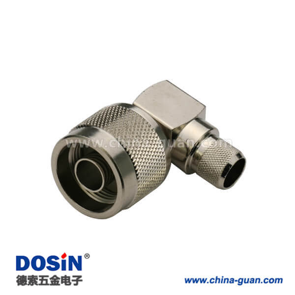 DOSIN-805-1022 N頭彎式壓接公頭射頻連接線RG214