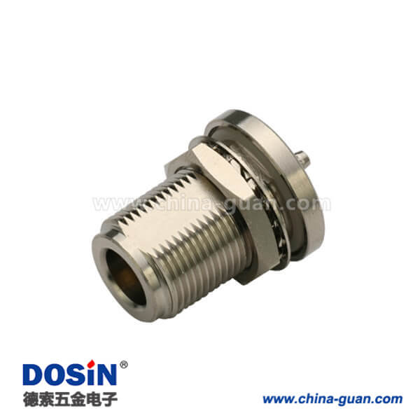 DOSIN-805-1032 n頭母頭直式穿墻防水式接RG142,400,223同軸線