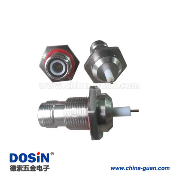 DOSIN-802-1039 tnc連接器音視頻反極直式穿墻插座面板安裝