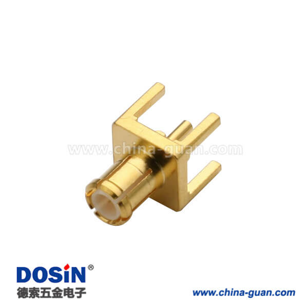 DOSIN-809-1025 mcx公頭連接器PCB板端接頭直插式電視線