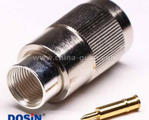 14-2 N公頭直通180度螺母鎖緊50歐姆