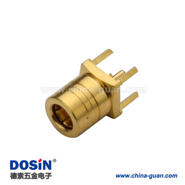 626-0228 smb鍍金直插式公頭pcb射頻連接器電路板