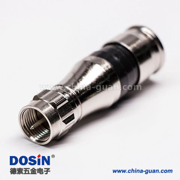 DOSIN-803-0276 RG11 F接頭擠壓式同軸連接器公頭線纜接頭