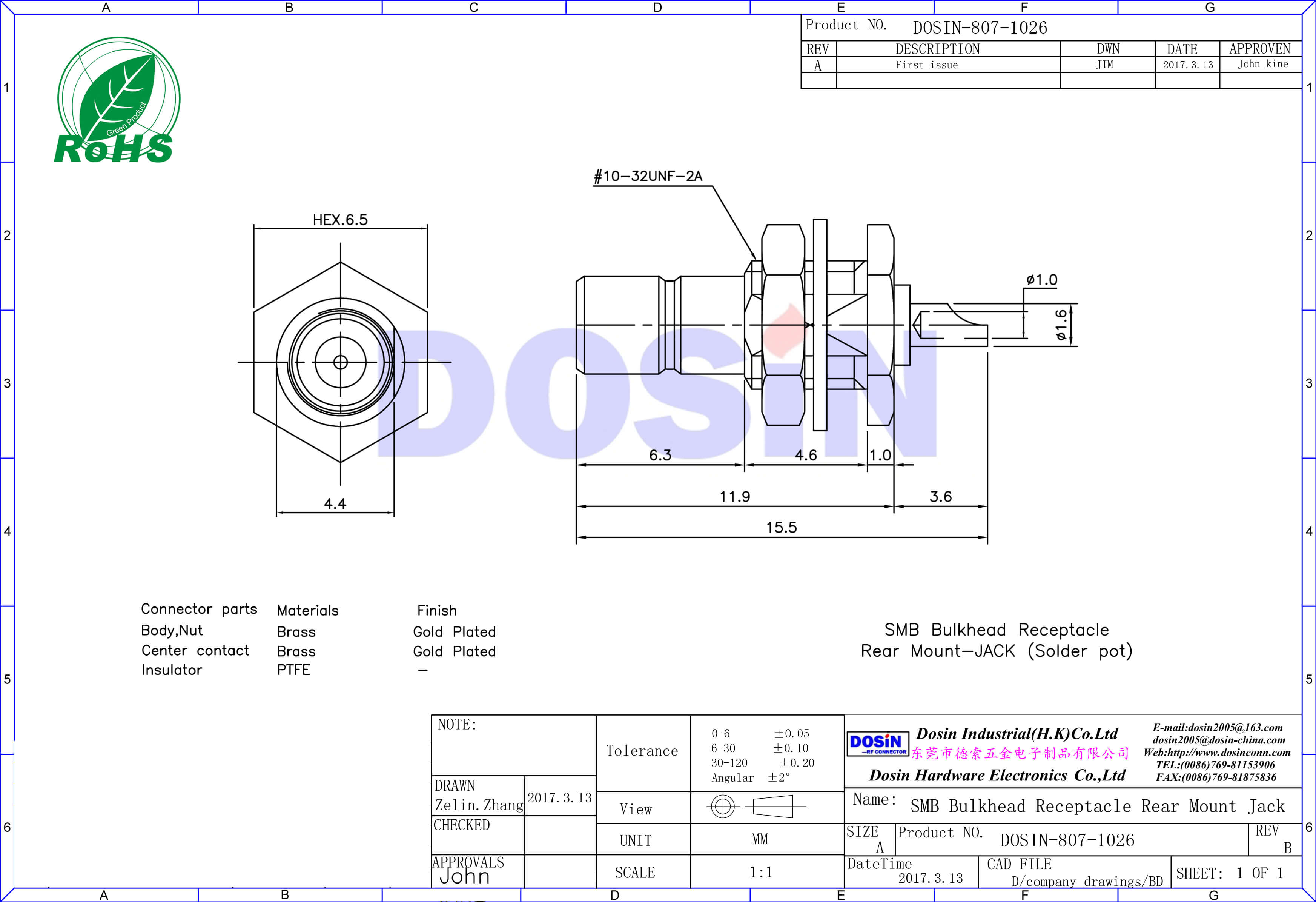 smb直式母頭有線電視頭穿墻面板安裝