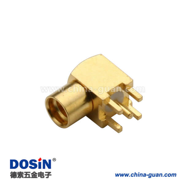 DOSIN-809-1519 mmcx連接器母頭彎插式pcb板端連接器