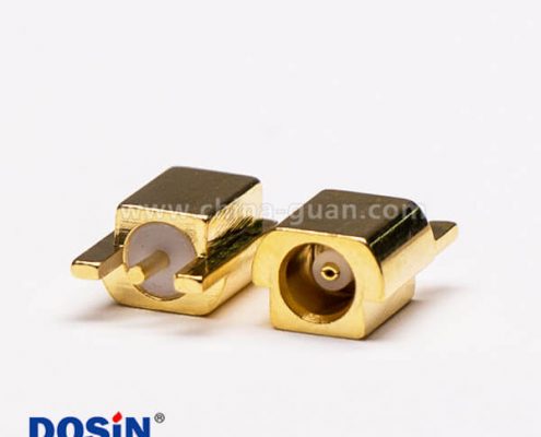 1-4 貼片mcx射頻接頭母頭直式鍍金接PCB板