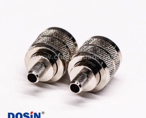 24-2 uhf型射頻同軸連接器公頭壓接針鍍銀直式線端