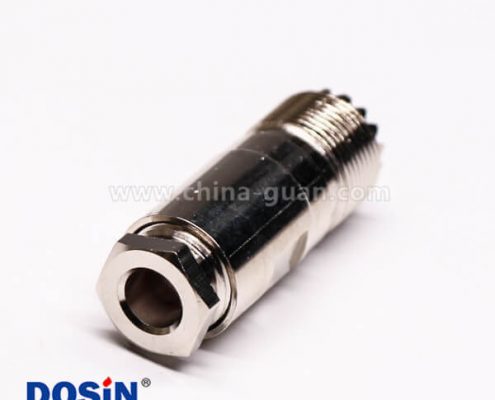 26-1 uhf同軸連接器UHF-K27直式螺母鎖緊接線