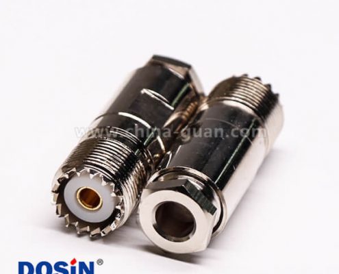 26-4 uhf同軸連接器UHF-K27直式螺母鎖緊接線