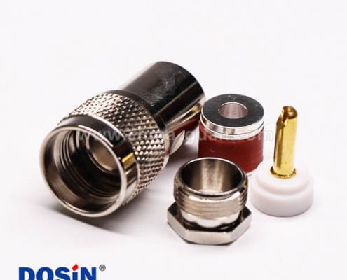 30-2 uhf公頭直式同軸線纜螺母鎖緊式UHF-J27