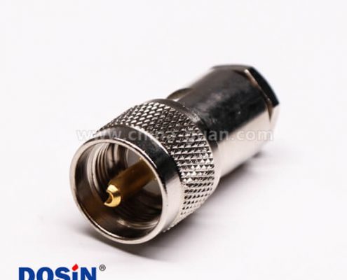 30 uhf公頭直式同軸線纜螺母鎖緊式UHF-J27