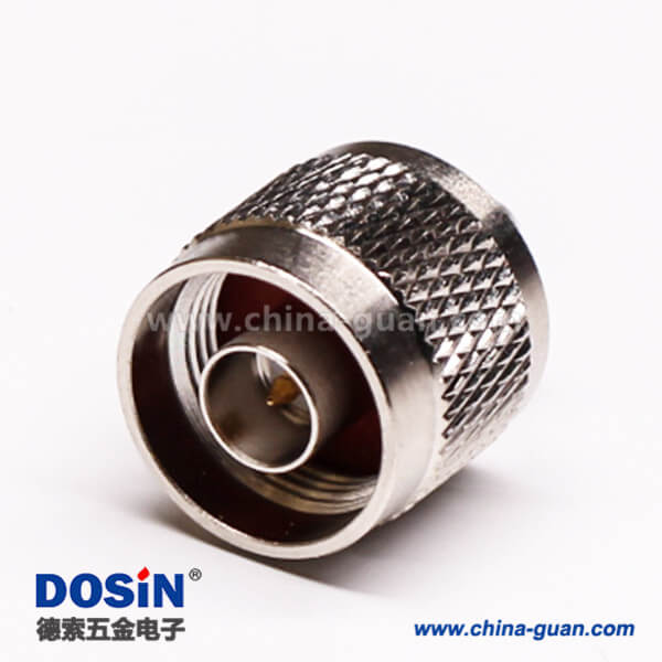 49 n型公頭接頭直式壓接式連接器接同軸線纜