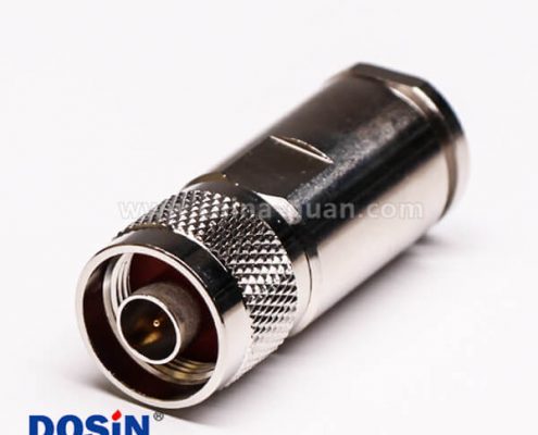 53 優質射頻同軸連接器N型直式公頭螺母鎖緊