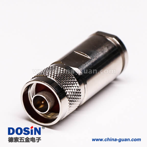 53 優質射頻同軸連接器N型直式公頭螺母鎖緊