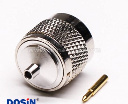 54-1 N型射頻同軸連接器系列直式公頭公針焊接式接線