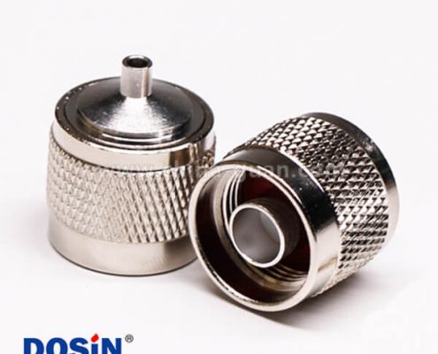 54-2 N型射頻同軸連接器系列直式公頭公針焊接式接線