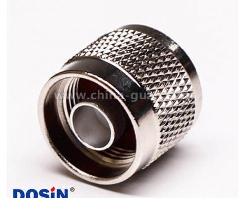 N型射頻同軸連接器系列直式公頭公針焊接式接線