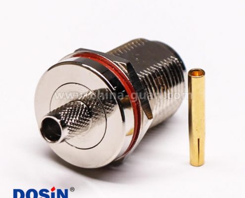 56-1 防水接頭連接器N型直式母頭穿墻防水壓接