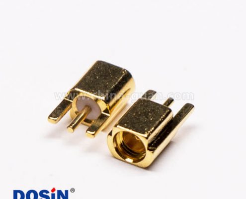 6-2 MMCX沉板式母座直式接PCB板鍍金