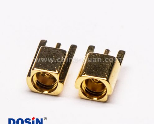 6-3 MMCX沉板式母座直式接PCB板鍍金